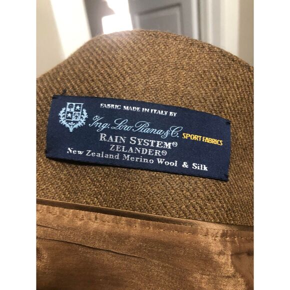 Lafayette 148 Wool + Silk Camel Brown Double Button Blazer, size 6 - Picture 2 of 6